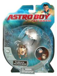 Astro Boy: Trashcan & Weapons Drone action figure set (Jazwares/2009)