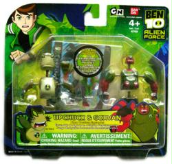 Ben 10: Upchuck & Gorvan Alien Creation Figure Set (Ban Dai/2009)