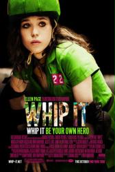Whip It movie poster [Ellen Page, Drew Barrymore & Kristen Wiig]