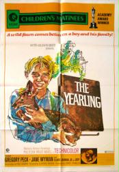 The Yearling movie poster [Gregory Peck/Claude Jarman Jr.] one-sheet