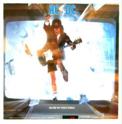 AC/DC: Blow Up Your Video vintage LP/Album poster flat