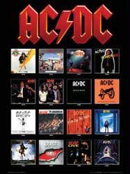 AC/DC poster: Album Covers (24'' X 36'' Poster) New