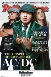 AC/DC on cover of Rolling Stone poster (22 1/2'' X 34'' Poster) New
