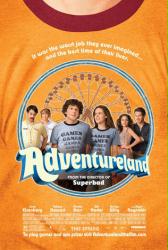 Adventureland movie poster [Jesse Eisenberg/Kristen Stewart/Wiig]