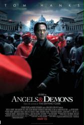 Angels & Demons movie poster [Tom Hanks] a Ron Howard film
