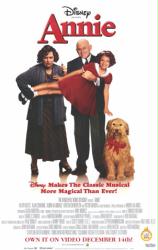 Annie movie poster [Kathy Bates/Victor Garber/Alicia Morton] Disney