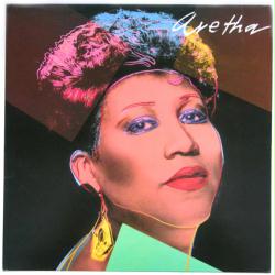 Aretha Franklin: Aretha vintage LP/Album poster flat (GD)
