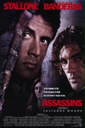 Assassins movie poster [Sylvester Stallone & Antonio Banderas]