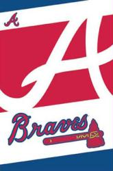 Atlanta Braves logo poster (MLB) 22 1/4'' X 34''