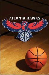 Atlanta Hawks logo poster [NBA] 22 1/4'' X 34''