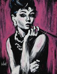 Audrey Hepburn poster: Fabulous by David Garibaldi (24'' X 36'')