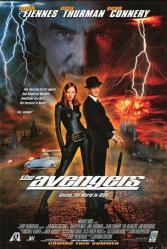 The Avengers movie poster [Ralph Fiennes, Uma Thurman & Sean Connery]
