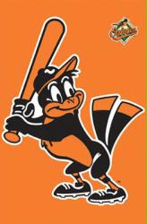 Baltimore Orioles logo poster (MLB) 22 1/4'' X 34''