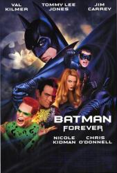 Batman Forever movie poster [Val Kilmer, Tommy Lee Jones & Jim Carrey]