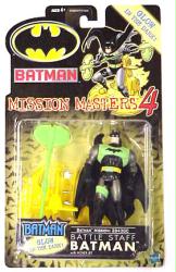 Batman [Mission Masters 4] Battle Staff Batman action figure (Hasbro/2002) Sealed on NM card