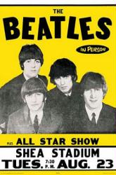 Beatles poster: Shea Stadium Concert NYC (24'' X 36'') New