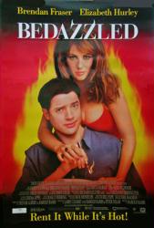 Bedazzled [w/ Brendan Fraser & Elizabeth Hurley] (Video Movie Poster) VG