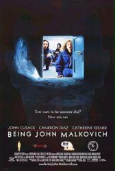 Being John Malkovich movie poster [John Cusack & Cameron Diaz]