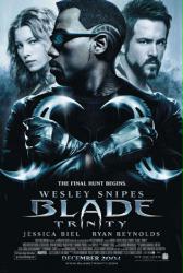 Blade: Trinity movie poster [Wesley Snipes/Ryan Reynolds/Jessica Biel]