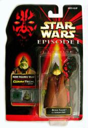 Star Wars Episode 1: Boss Nass action figure (Hasbro/1998) Sealed on NM card