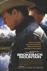 Brokeback Mountain movie poster [Heath Ledger/Jake Gyllenhaal] 24 X 36