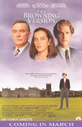 The Browning Version poster Albert Finney/Greta Scacchi/Matthew Modine