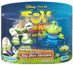 Toy Story: Toy Box Heroes Buzz Lightyear & Alien action figures (Hasbro/2007)