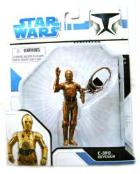 Star Wars [Series One] C-3PO figure keychain (Basic Fun/2008) New