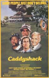 Caddyshack movie poster [Chevy Chase, Rodney Dangerfield, Bill Murray]