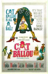 Cat Ballou movie poster [Jane Fonda & Lee Marvin] 11'' X 17''
