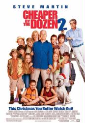 Cheaper By the Dozen 2 movie poster [Steve Martin & Bonnie Hunt]