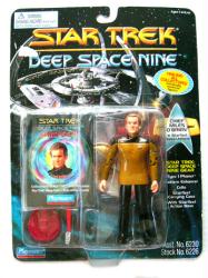 Star Trek: Deep Space Nine-Chief Miles O'Brien action figure (Playmates/1995) Sealed on Fair card