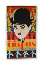 City Lights [w/ Charlie Chaplin] (Reprint Movie Poster) New