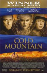 Cold Mountain [w/ Jude Law, Nicole Kidman & Renee Zellweger] (Video Movie Poster) NM