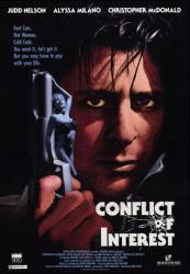 Conflict of Interest movie poster [Judd Nelson & Dey Young]