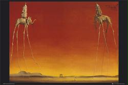 Dali, Salvador-Les Elephants (36'' X 24" Poster) New