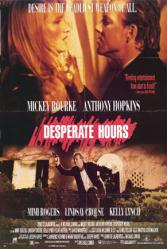 Desperate Hours movie poster [Mickey Rourke & Kelly Lynch] video poster