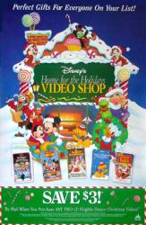 Disney's Home for the Holidays Video Shop poster (1995)