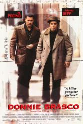 Donnie Brasco movie poster [Al Pacino & Johnny Depp] video