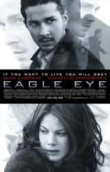 Eagle Eye movie poster [Shia LaBeouf & Michelle Monaghan]