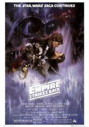 The Empire Strikes Back movie poster [Mark Hamill/Harrison Ford/Carrie Fisher]