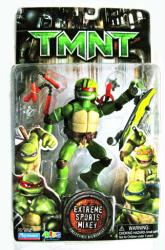 Teenage Mutant Ninja Turtles: Extreme Sports Mikey action figure (Playmates/2007) Sealed on NM card