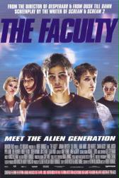 The Faculty movie poster [Jordana Brewster/Josh Hartnett/Elijah Wood]