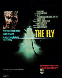 Fly, The [a David Cronenberg film w/ Jeff Goldblum] (Video Movie Poster) VG