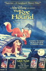 The Fox and the Hound movie poster [Disney video poster]