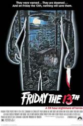 Friday the 13th movie poster (1980) 24'' X 36''
