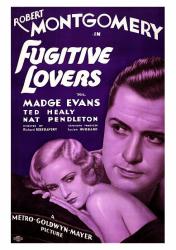 Fugitive Lovers movie poster (1934) [Robert Montgomery & Madge Evans]