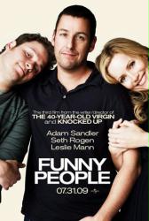 Funny People movie poster [Adam Sandler, Seth Rogen & Leslie Mann]