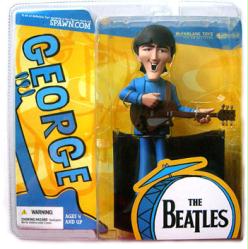 Beatles Cartoon: George Harrison action figure (McFarlane/2004) New