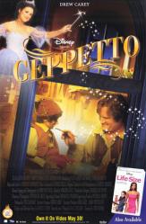 Geppetto movie poster [Drew Carey & Julia Louis-Dreyfus] Disney